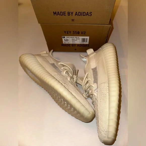 Adidas Yeezy Boost 350 V2 BONE / White BRAND NEW - Picture 2 of 6